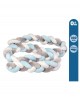 Kiokids Bed Bumper Braid 3m Blue/Grey Kiokids Bed Bumper Braid 3m Blue/Grey