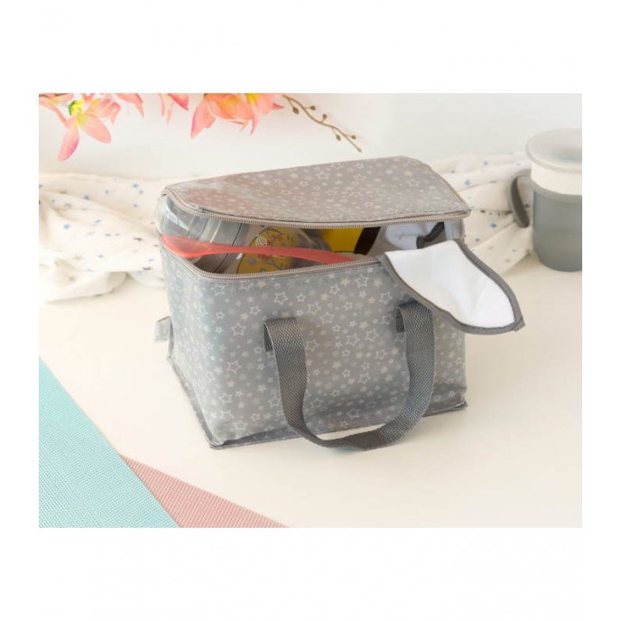 Kiokids Thermal Bag Grey Stars