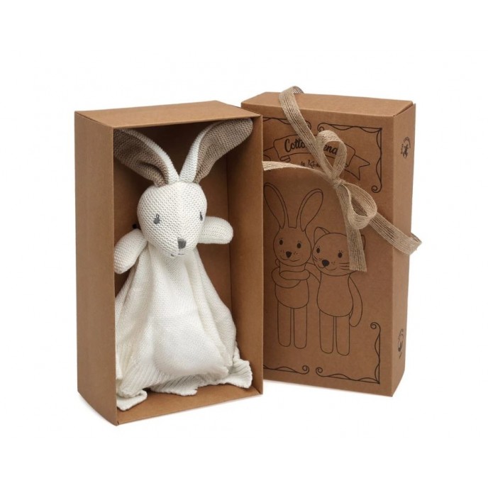 Kiokids Doudou Comforter Bunny White
