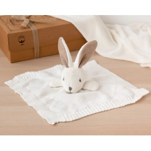 Kiokids Doudou Comforter Bunny White
