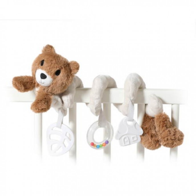 Kiokids Spiral Toy Bear Beige