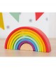 Kiokids Wooden Large Rainbow Stacker