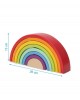 Kiokids Wooden Large Rainbow Stacker