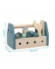 Kiokids Wooden Tool Box Blue