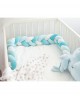 Kiokids Bed Bumper Braid 1.5m Blue