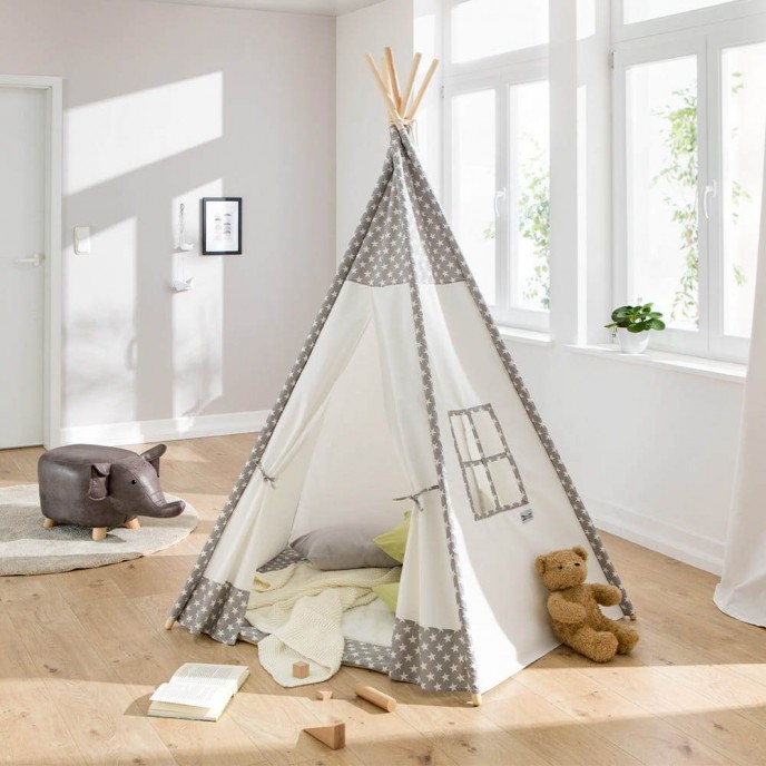 Kiokids Teepee Tent Grey