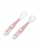 Kiokids Flexible Fork and Spoon in Case Pink