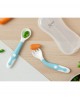 Kiokids Flexible Fork and Spoon in Case Blue