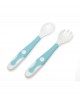 Kiokids Flexible Fork and Spoon in Case Blue