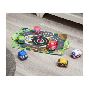 Kiokids Textile Mat with Cars Kiokids Textile Mat with Cars