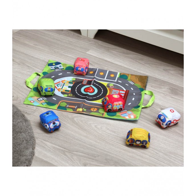 Kiokids Textile Mat with Cars