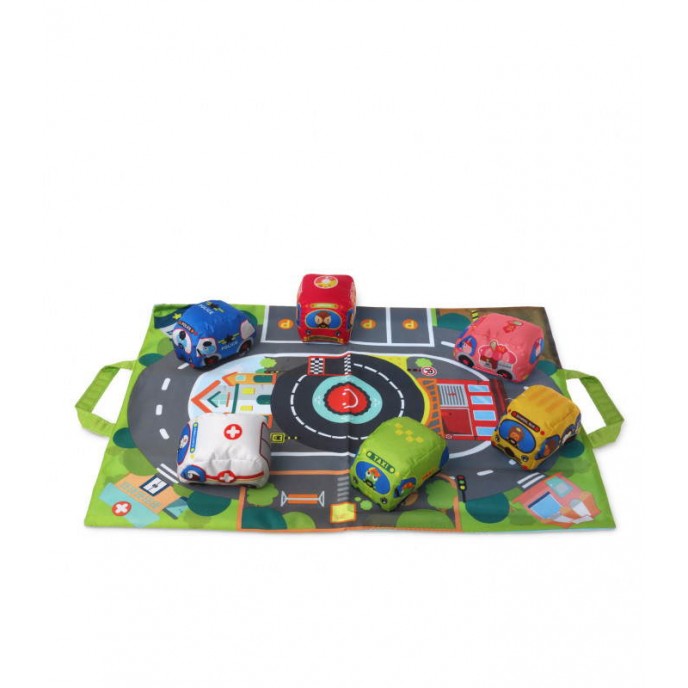 Kiokids Textile Mat with Cars