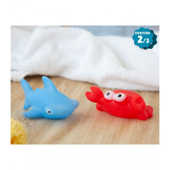 Kiokids Anti-Mould Bath Toy Animals 2pk