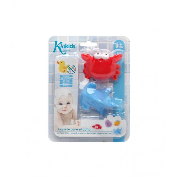 Kiokids Anti-Mould Bath Toy Animals 2pk