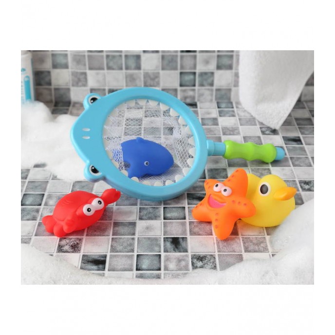 Kiokids Anti-Mould Bath Toy with Net 4pk