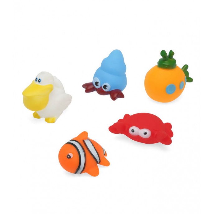 Kiokids Anti-Mould Bath Toy Animals 5pk