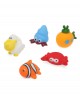 Kiokids Anti-Mould Bath Toy Animals 5pk