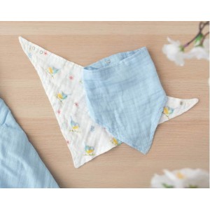 Kiokids Bandana Bib Bamboo Blue Kiokids Bandana Bib Bamboo Blue