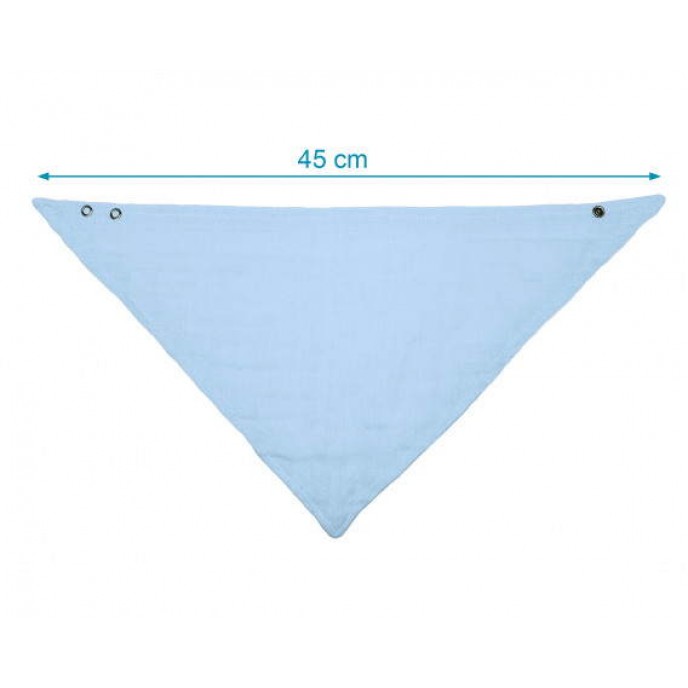 Kiokids Bandana Bib Bamboo Blue