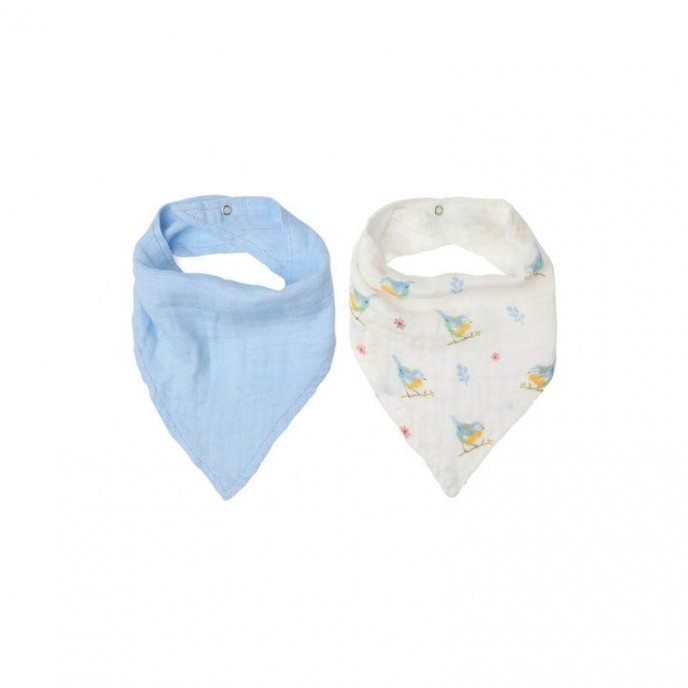 Kiokids Bandana Bib Bamboo Blue