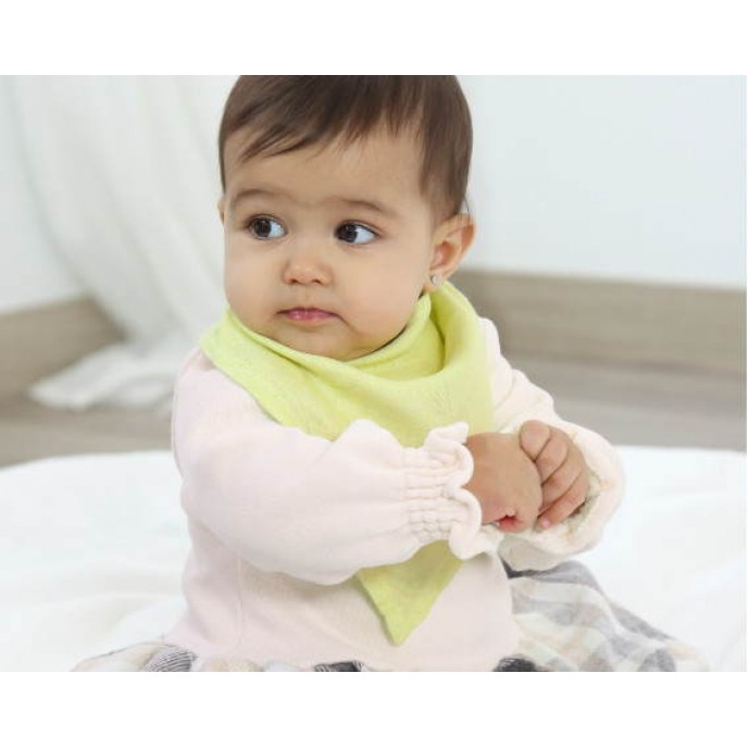 Kiokids Bandana Bib Bamboo Beige