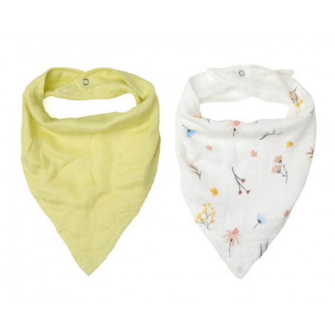 Kiokids Bandana Bib Bamboo Beige