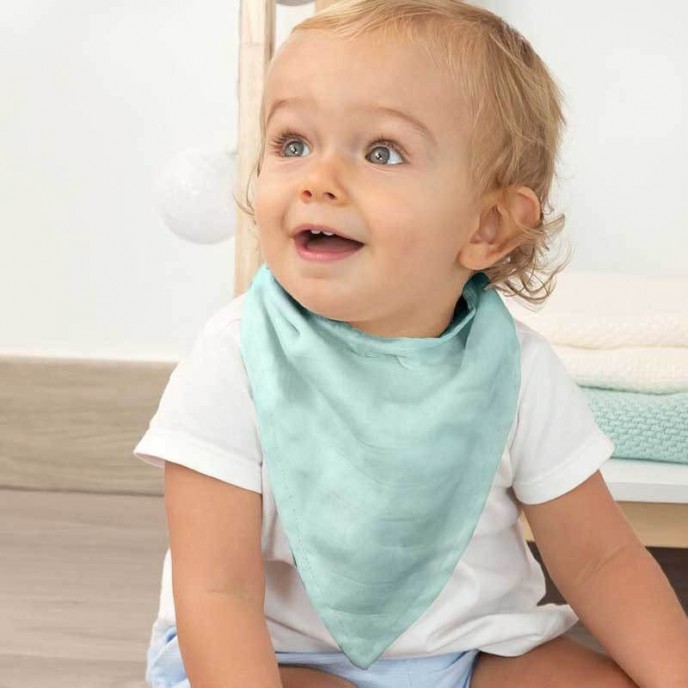 Kiokids Bamboo Bandana Bib Mint