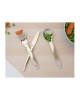 Kiokids Metal Cutlery Set Pink Hearts