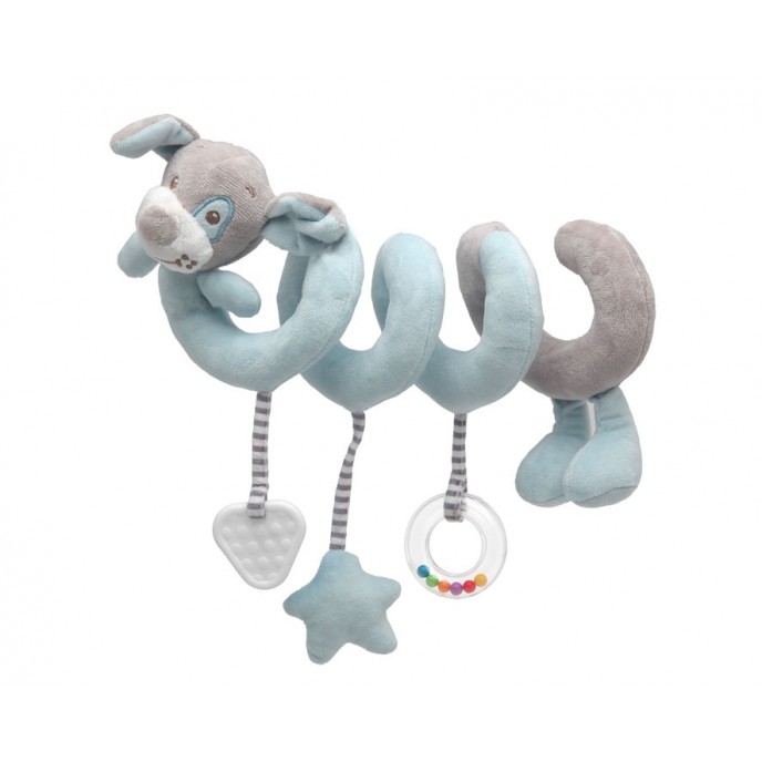 Kiokids Spiral Toy Dog Blue Kiokids Spiral Toy Dog Blue