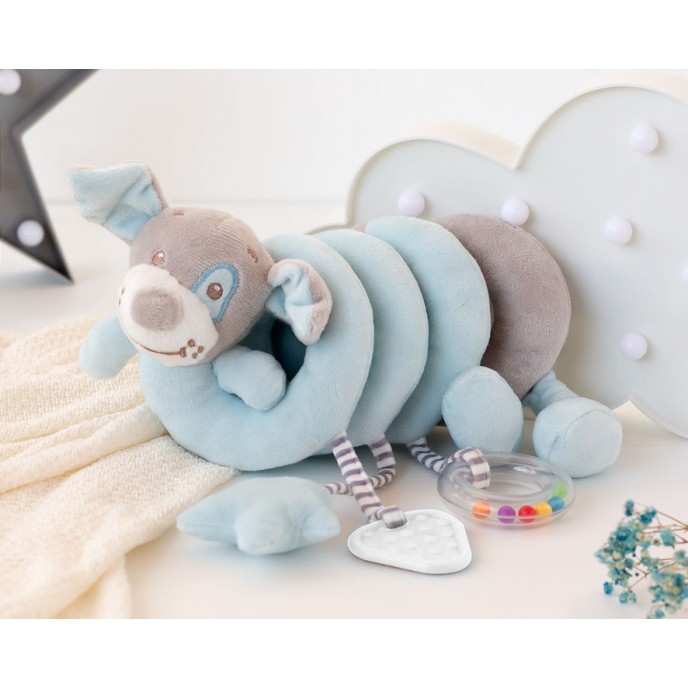 Kiokids Spiral Toy Dog Blue