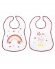 Kiokids Bibs 2pk Pink Rainbow 