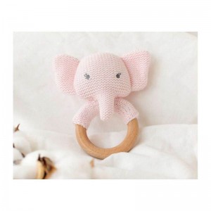 Kiokids Rattle Elephant Pink Kiokids Rattle Elephant Pink