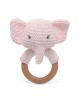 Kiokids Rattle Elephant Pink