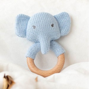 Kiokids Rattle Elephant Blue Kiokids Rattle Elephant Blue
