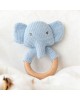 Kiokids Rattle Elephant Blue