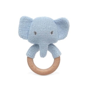 Kiokids Rattle Elephant Blue Kiokids Rattle Elephant Blue