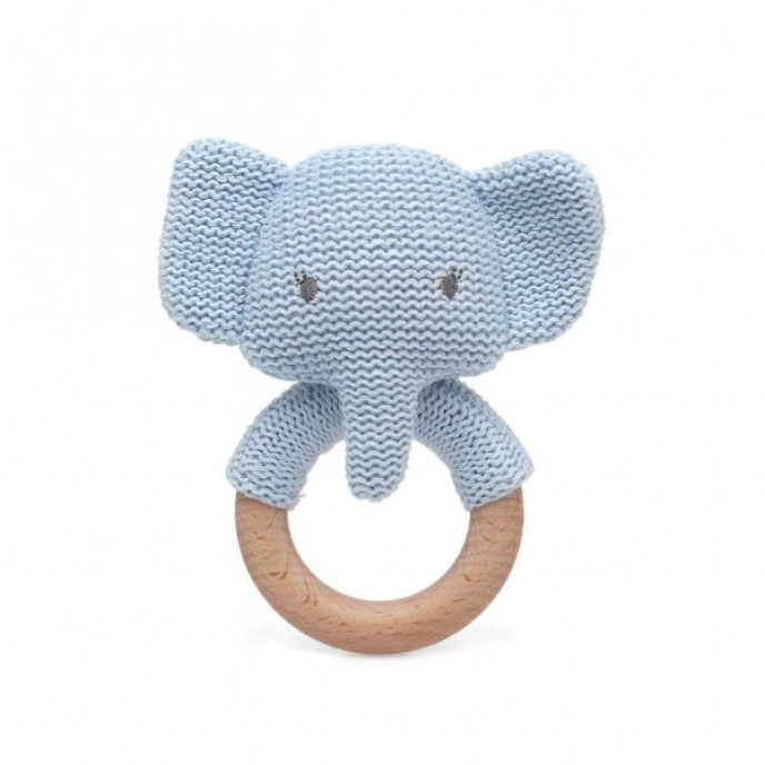 Kiokids Rattle Elephant Blue