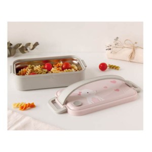 Kiokids Lunch Box Thermal 550ml Pink Bunny Kiokids Lunch Box Thermal 550ml Pink Bunny