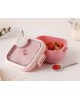 Kiokids Lunch Box and Spoon Pink