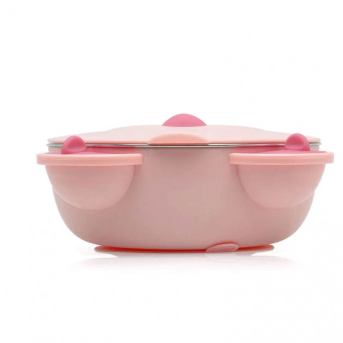 Kiokids Bowl Thermal 450ml Pink