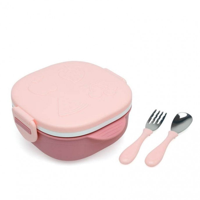 Kiokids Lunch Box Thermal 450ml Pink