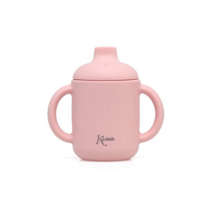 Kiokids Silicone Spout Cup Pink