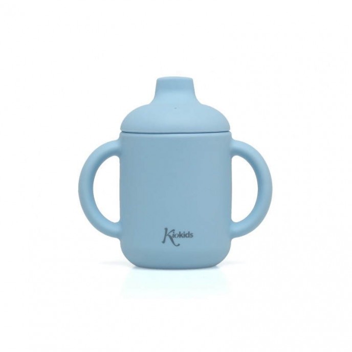 Kiokids Silicone Spout Cup Blue