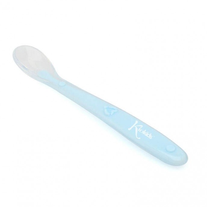 Kiokids Silicone Spoon 6m Blue