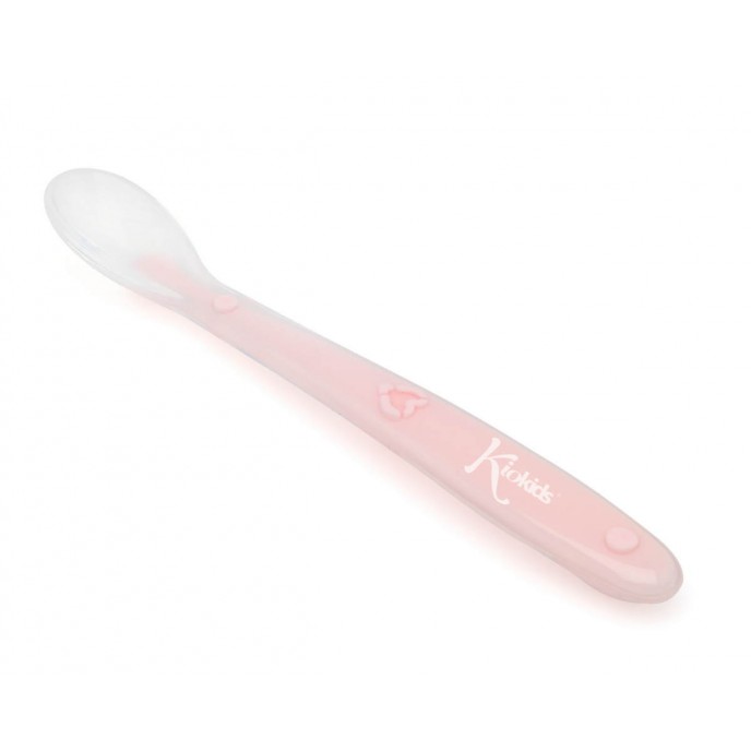Kiokids Silicone Spoon 6m Pink