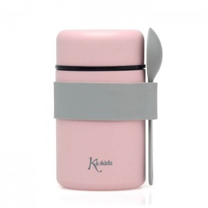 Kiokids Food Flask 500ml Pink Kiokids Food Flask 500ml Pink