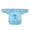 Kiokids Bib Long Sleeve Blue Dino