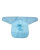 Kiokids Bib Long Sleeve Blue Dino