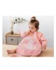 Kiokids Bib Long Sleeve Pink Bunny