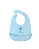 Kiokids Bib Silicone Blue Dino